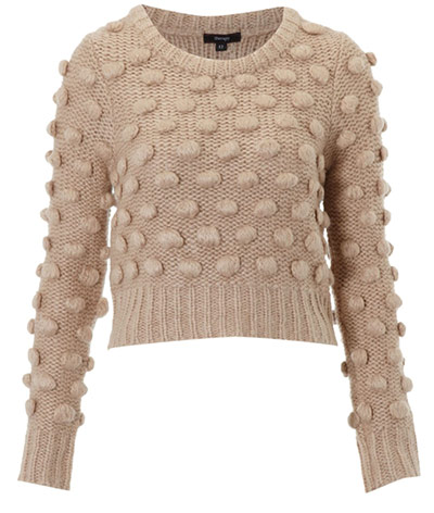 Key trends: knitwear: Cropped jumper