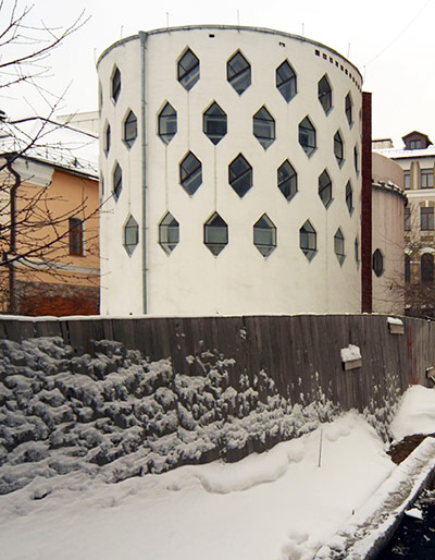 Melnikov House: The home of Russian architect Konstantin Melnikov in Moscow,