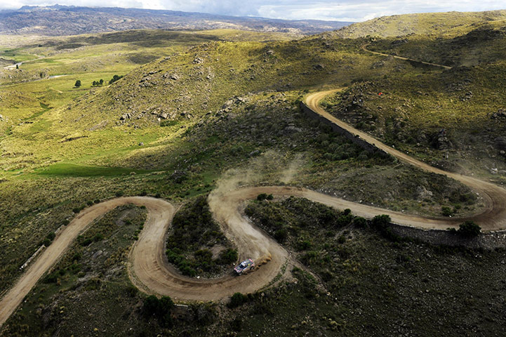 Dakar rally: French driver Stephane Peterhansel steer
