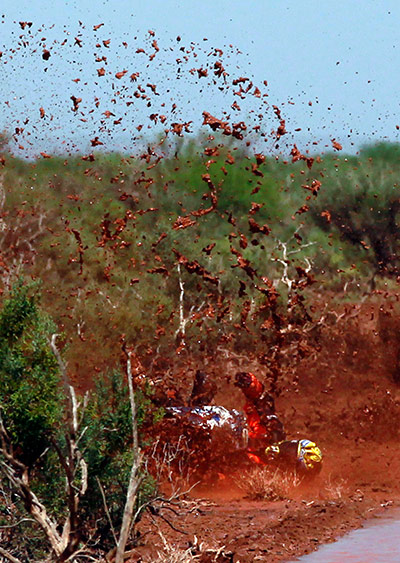 Dakar rally: Annie Seel of Sweden