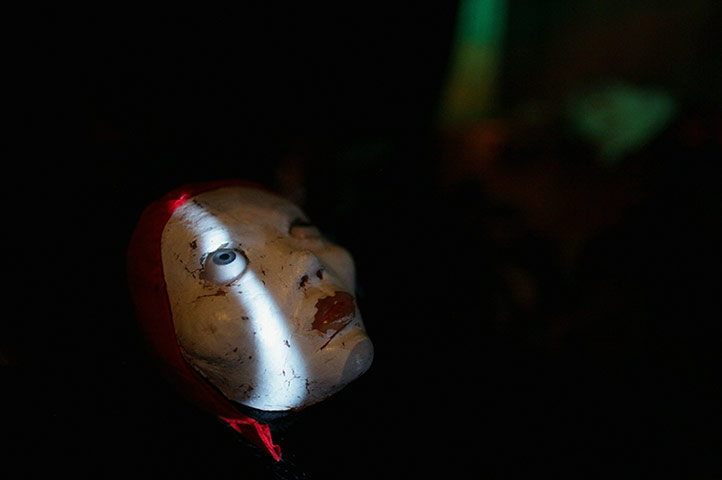 24 hours in pics: Puppets lie backstage during rehearsals at South Banl Centre