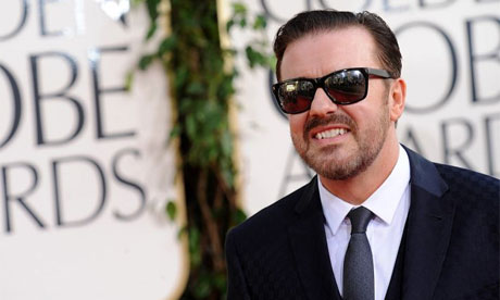 Ricky Gervais Golden Globes Host. Ricky Gervais at the Golden