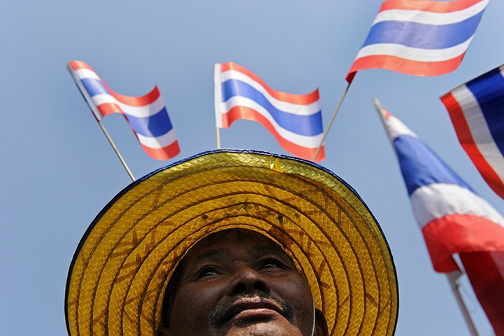 24 hours in pictures: A member of the Thai Patriot Network 