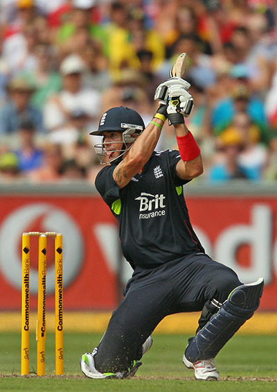 England World Cup Squad: Kevin Pietersen of England bats during the ODI against Australia