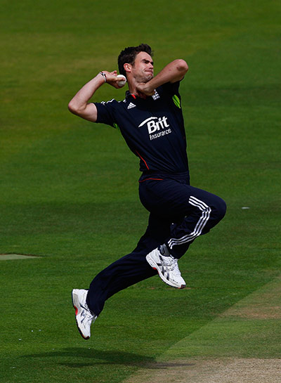 England World Cup Squad: James Anderson during the 5th ODI between England and Australia