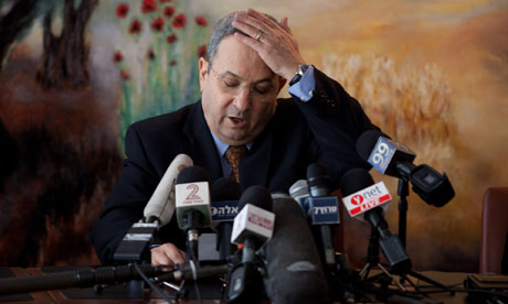 Ehud Barak announces his resignation