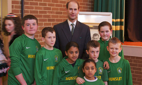 Prince Edward Hunslet visit
