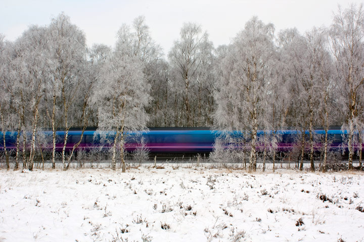 In pictures: blur: blurred train