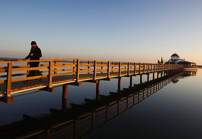 24 hours in pictures: A Greek Orthodox monk 