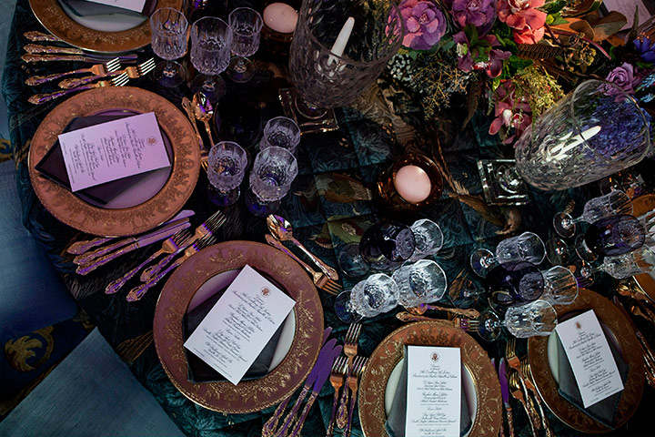 Hu Jintao in Washington: Place settings are seen in the Blue Room of the White House