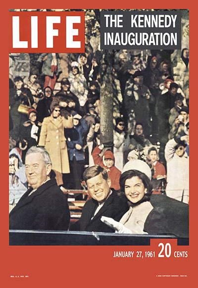 JFK Anniversary: Cover of LIFE magazine of Kennedy's Inauguration