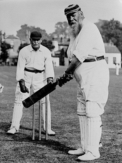 Fat Cricketers: The English cricketer WG Grace
