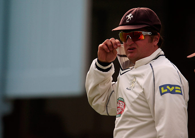 Fat Cricketers: Robert Key upturns his collars