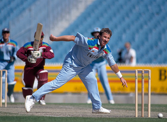 Fat Cricketers: Ian Botham in action for England