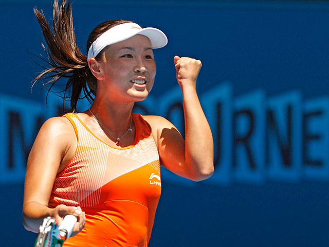 Melbourne Tennis Day 4: Peng Shuai of China celebrates after beating Jelena Jankovic 