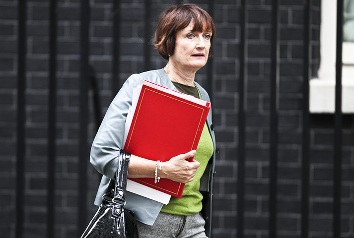 Shadow cabinet reshuffle: Tessa Jowell MP leaving a Cabinet meeting