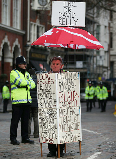 blair at chilcot: tony blair is recalled to give evidence at the iraq inquiry