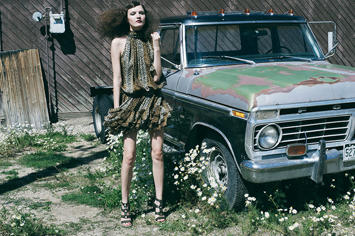 Cabin fever: Leopard dress