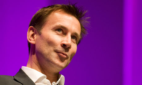 Culture secretary Jeremy Hunt