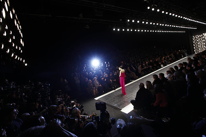 24 hours in pictures: Fashion show runway