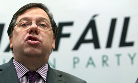 Brian Cowen announces his 007 Irish prime minister Brian Cowen resigns as party leader   The Guardian