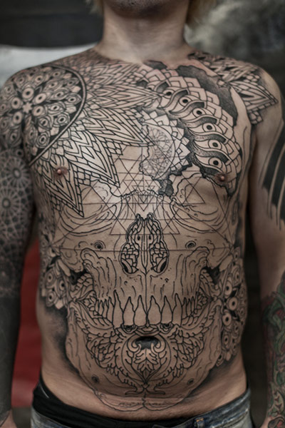 Thomas Hooper's Art: Tattoo on front