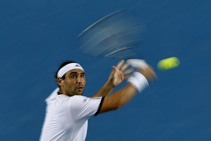 Australian Open Day 6: Baghdatis hits a return to Melzer 