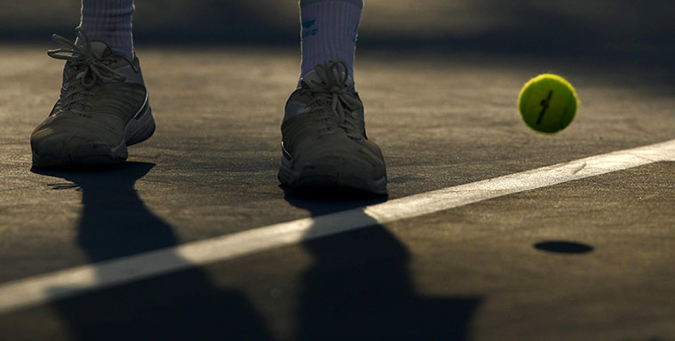 Australian Open Day 6: Marin Cilic serves during his 5 set victory over John Isner