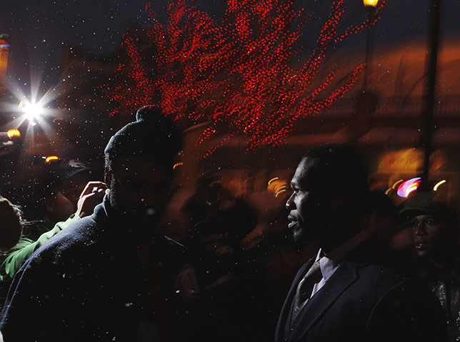 24 hours in pictures: Park City, Utah, USA: Rapper 50 Cent at the Sundance Film Festival