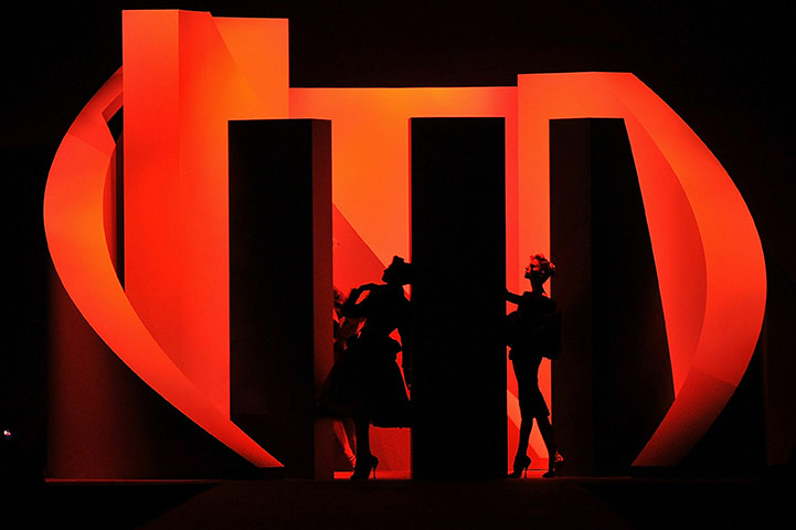 Paris Fashion Week: Models walk the runway during the Christian Dior show