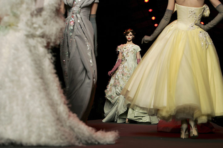 Paris Fashion Week: Models present creations by British designer John Galliano