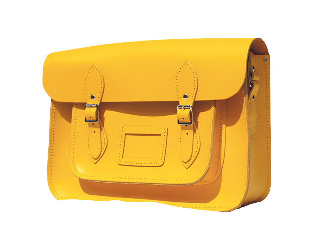 Colour blocking: Cambridge satchel