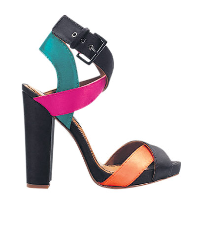 Colour blocking: Zara sandal