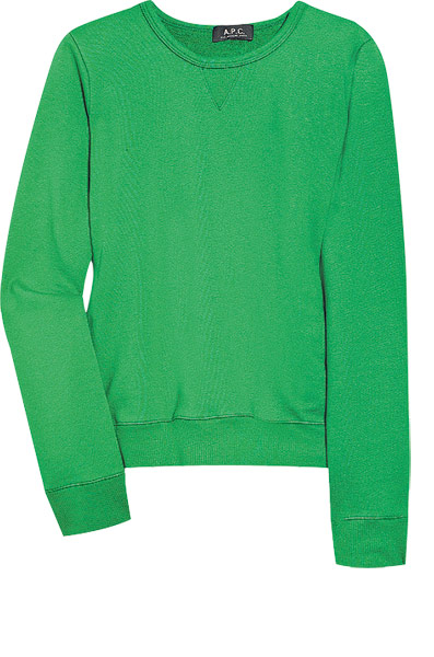 Colour blocking: APC sweater