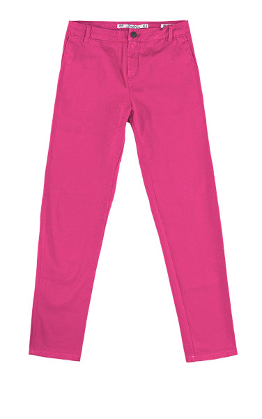 Colour blocking: Pink trousers
