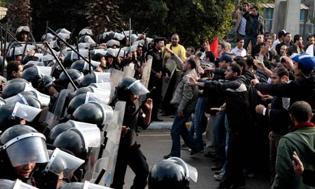 Egyptian protesters