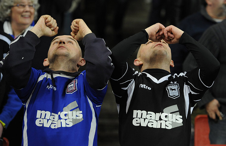 Arsenal v Ipswich Town: Two Ipswich Town fans