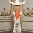 Fashion Week 25th Jan: A model presenting a creation of the Givenchy Haute Couture