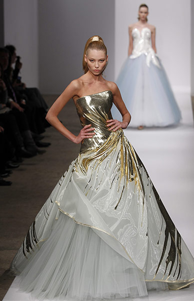 Fashion Week 25th Jan: Models present creations by Georges Chakra