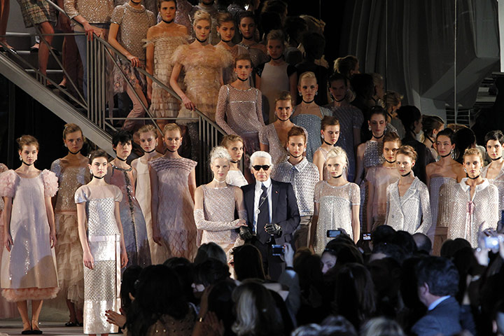 Fashion Week 25th Jan: German designer Karl Lagerfeld