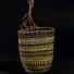 Australian Season: Dilly bag of natural and dyed pandanus fibre