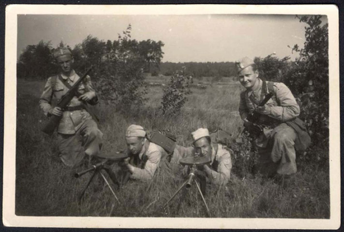 Yad Vashem: Members of a Polish battalion