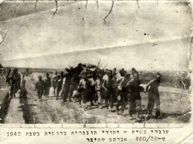 Yad Vashem: Jewish forced laborers from Hungary at work