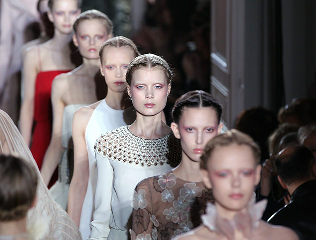 Fashion Week Jan 26th: Models present creations by Valentino