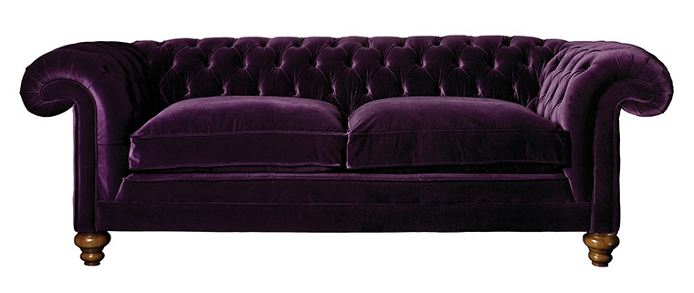 Homes: This year's love: velvet sofa