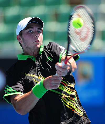 Melbourne Day 11: Great Britain's George Morgan against Phillippines Jeson Patrombon