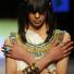Islamabad Fashion Week: A Pakistani model presents a creation by Shafaq Habib