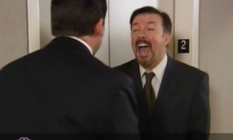 ricky gervais weight loss 2011. Ricky Gervais makes a guest