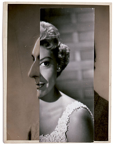 John Stezaker: Marriage (Film Portrait Collage) XXXII