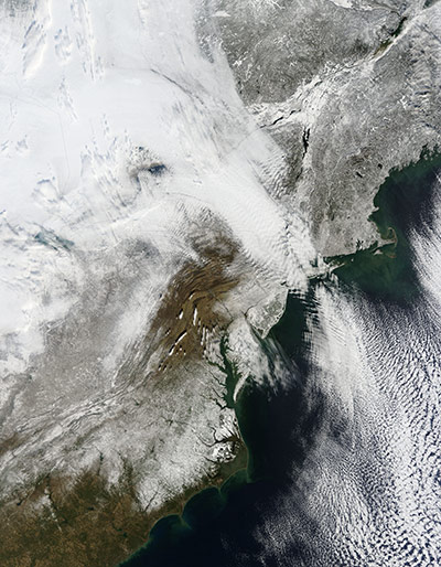 Satellite Eye on Earth: A severe winter storm in US